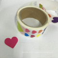 Beautiful Love Shape Paper Sticker